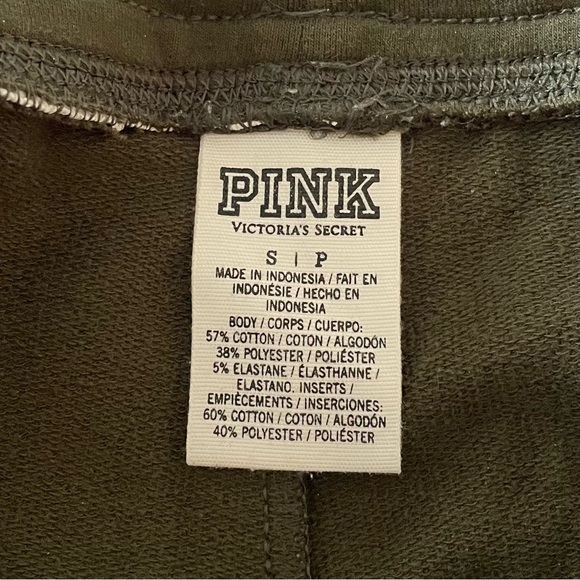 PINK Green Sweatpants - Picture 5 of 6